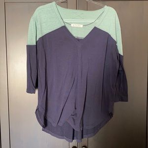 Free People 3/4 sleeve t shirt